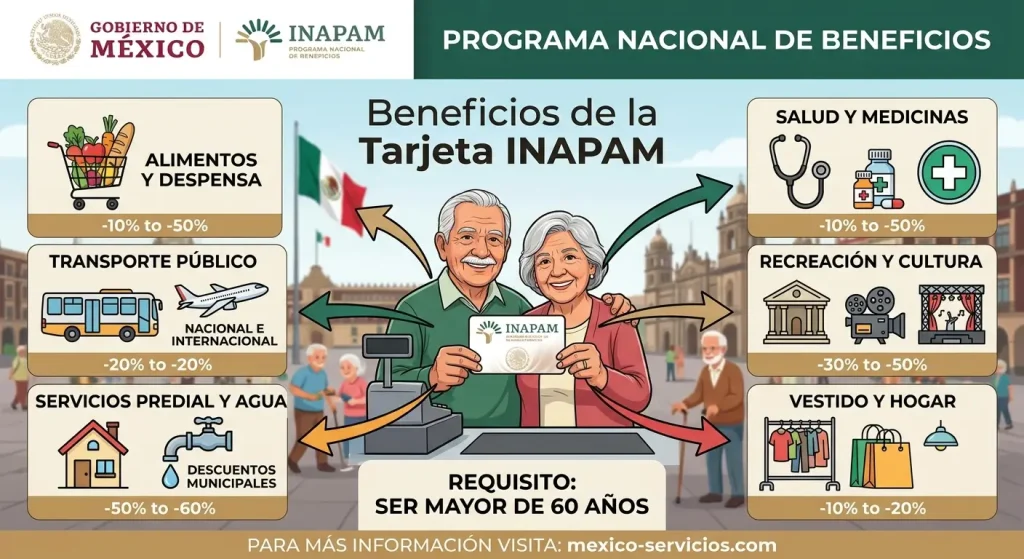 Beneficios de la Tarjeta INAPAM