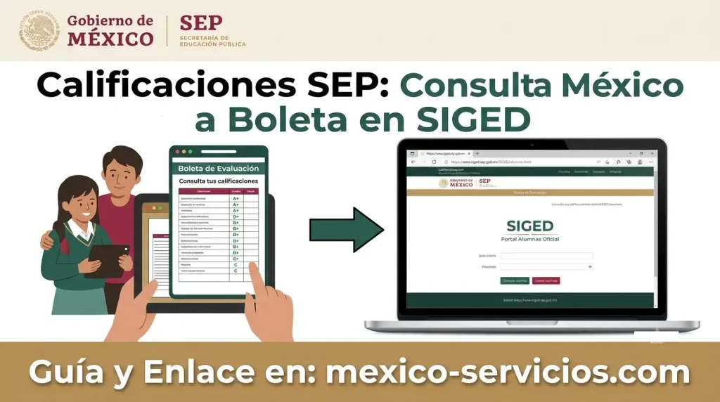 Calificaciones SEP 2026 Consulta Boleta en SIGED México