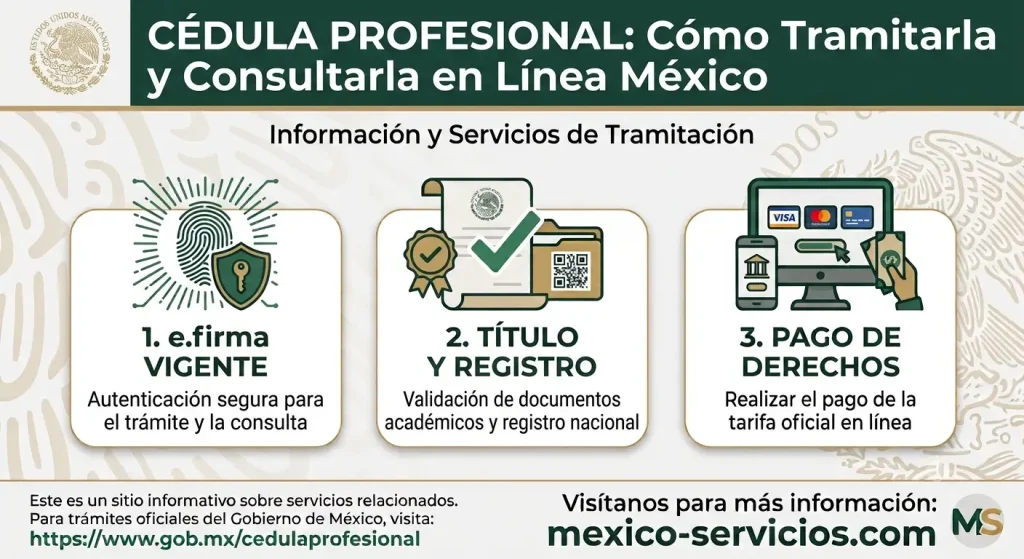 Cédula Profesional: Cómo Tramitarla y Consultarla en Línea México