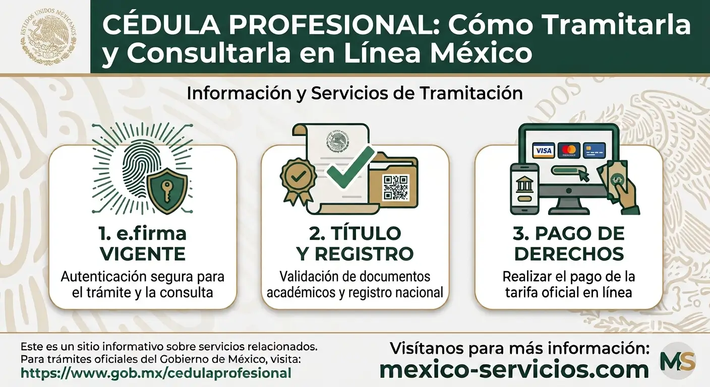 Cédula Profesional: Cómo Tramitarla y Consultarla en Línea México