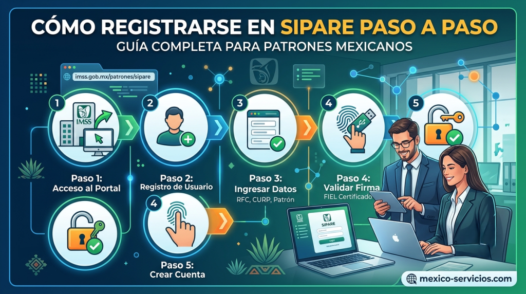 Cómo registrarse en SIPARE paso a paso