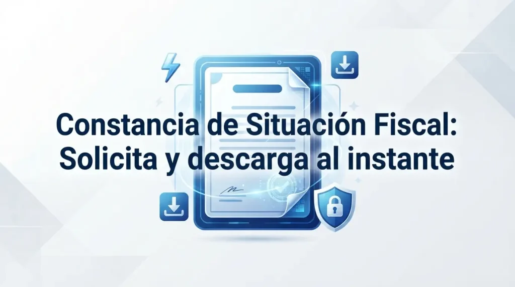 Constancia de Situación Fiscal: Solicita y descarga al instante