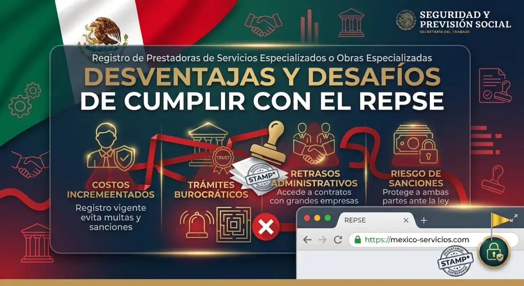Desventajas y desafíos de cumplir con el REPSE