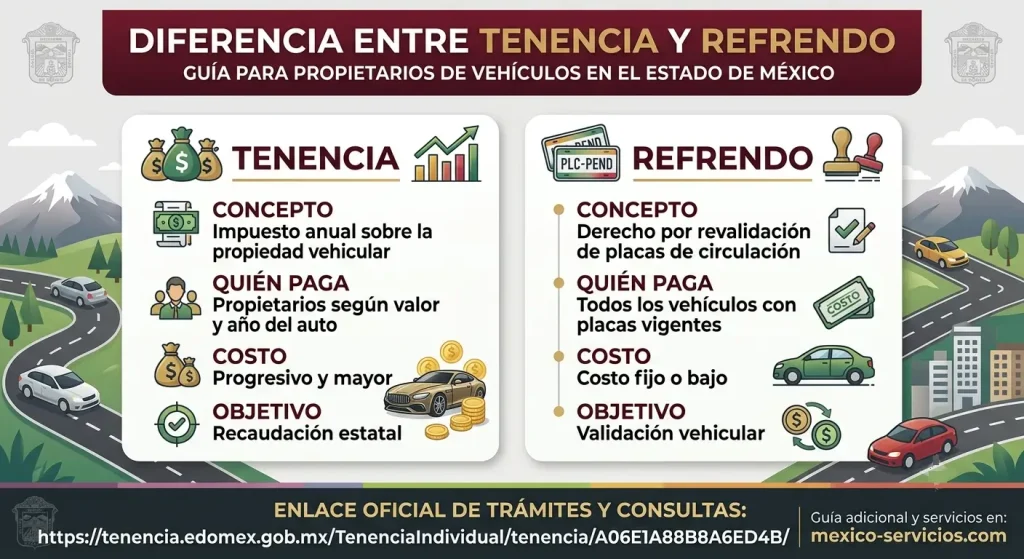 Diferencia entre Tenencia y Refrendo