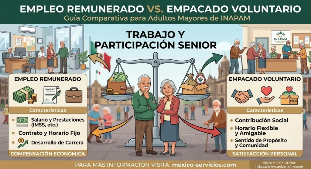Empleo remunerado vs. empacado voluntario: ¿en qué se diferencian?