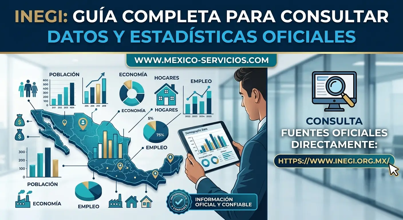 INEGI: Guía Completa para Consultar Datos y Estadísticas Oficiales