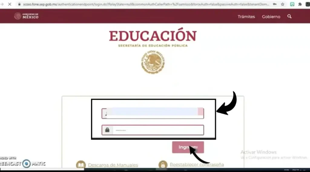 Mi Portal FONE SEP - Acceso con CURP y Talón de Pago