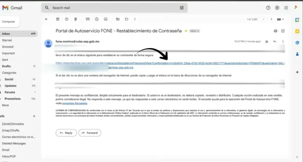 Mi Portal FONE SEP - Acceso con CURP y Talón de Pago