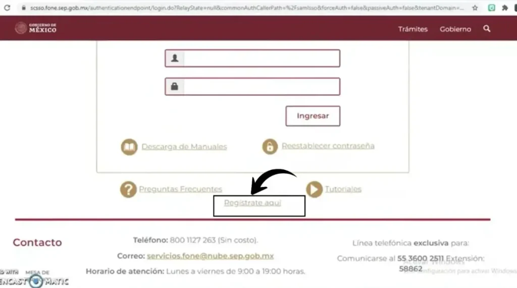 Mi Portal FONE SEP - Acceso con CURP y Talón de Pago