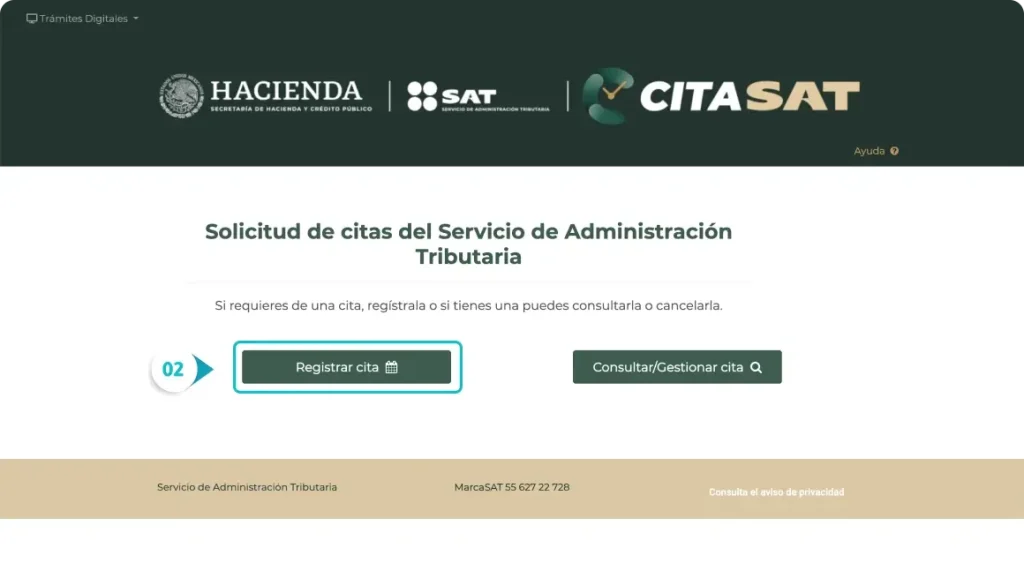 Revisa la fecha y la hora seleccionadas
