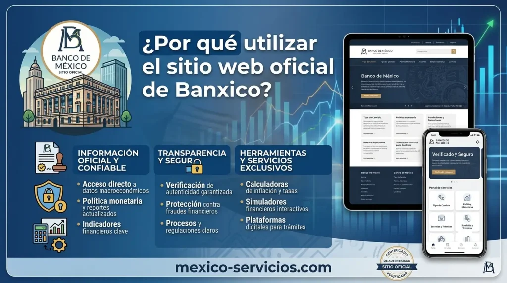 ¿Por qué utilizar el sitio web oficial de Banxico