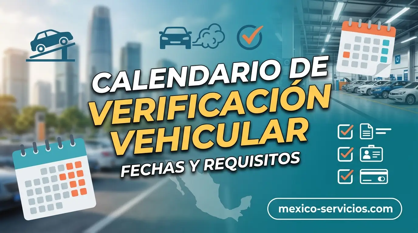 Calendario de Verificación Vehicular 2026 Fechas y Requisitos