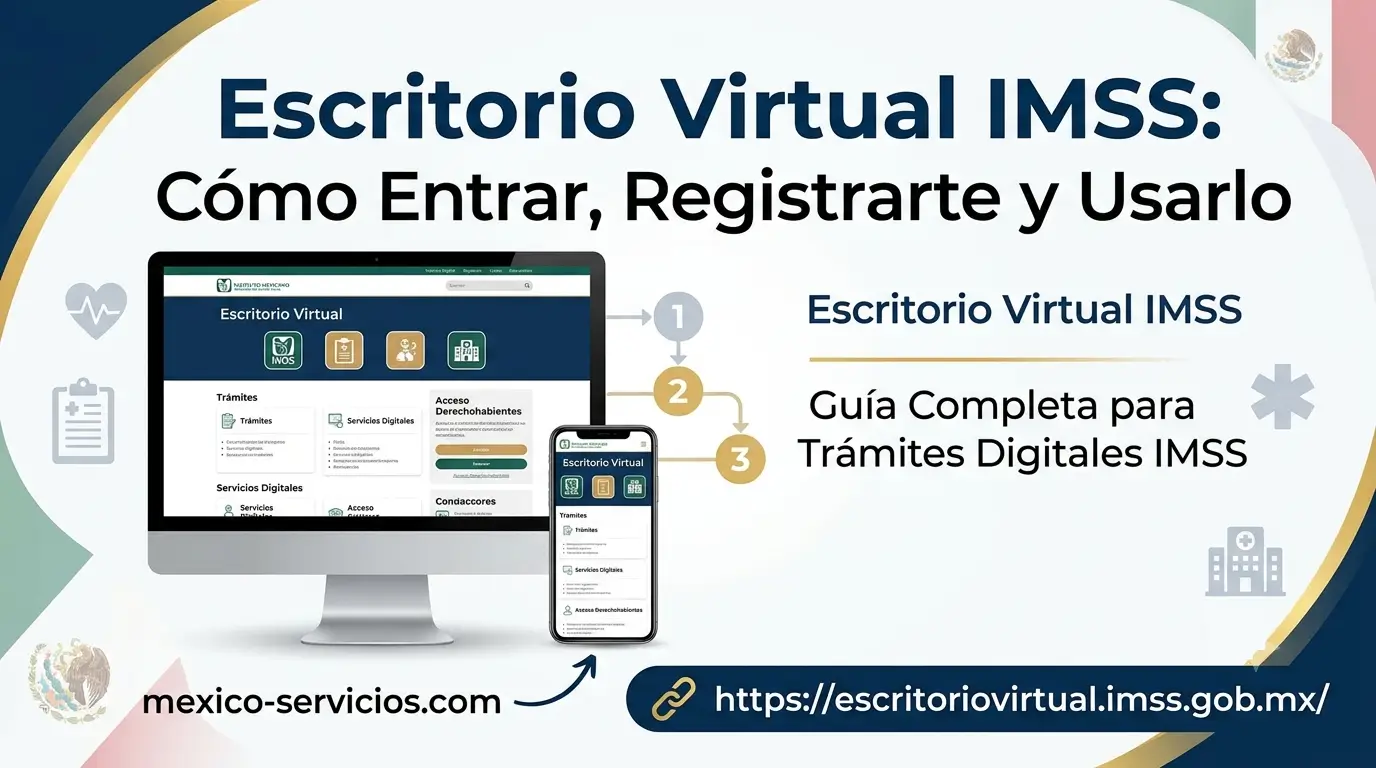 Escritorio Virtual IMSS: Cómo Entrar, Registrarte y Usarlo