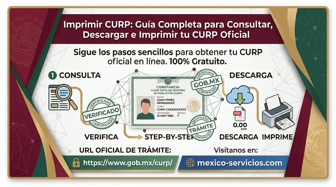 Imprimir CURP: Guía Completa para Consultar, Descargar e Imprimir tu CURP Oficial