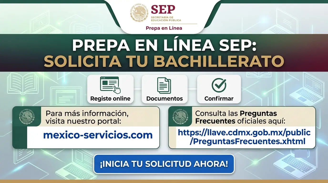 Prepa en Línea SEP: Solicita tu Bachillerato