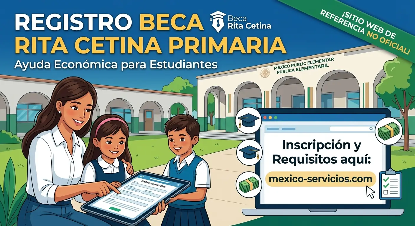Registro Beca Rita Cetina Primaria 2026 México
