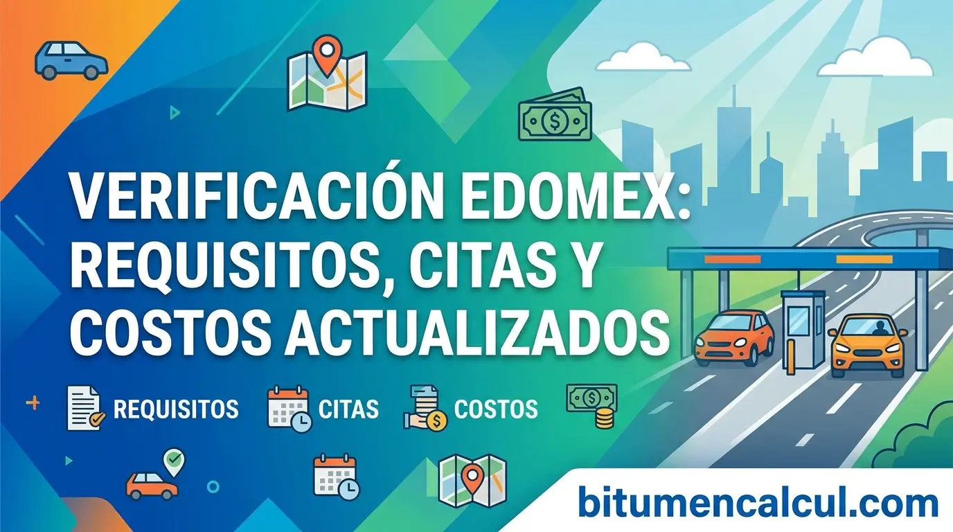 Verificación Edomex 2026: Requisitos, Citas y Costos Actualizados