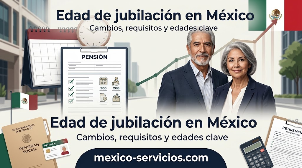Edad de jubilación en México cambios, requisitos y edades clave