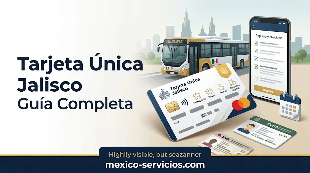 Tarjeta Única Jalisco Guía Completa 2026