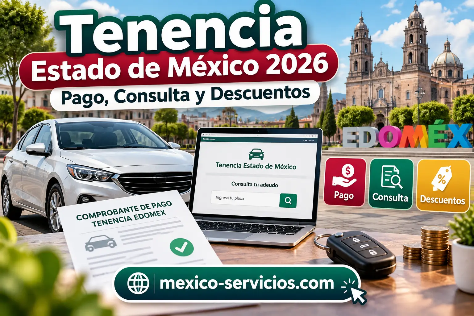 Tenencia Estado de México 2026 Pago, Consulta y Descuentos