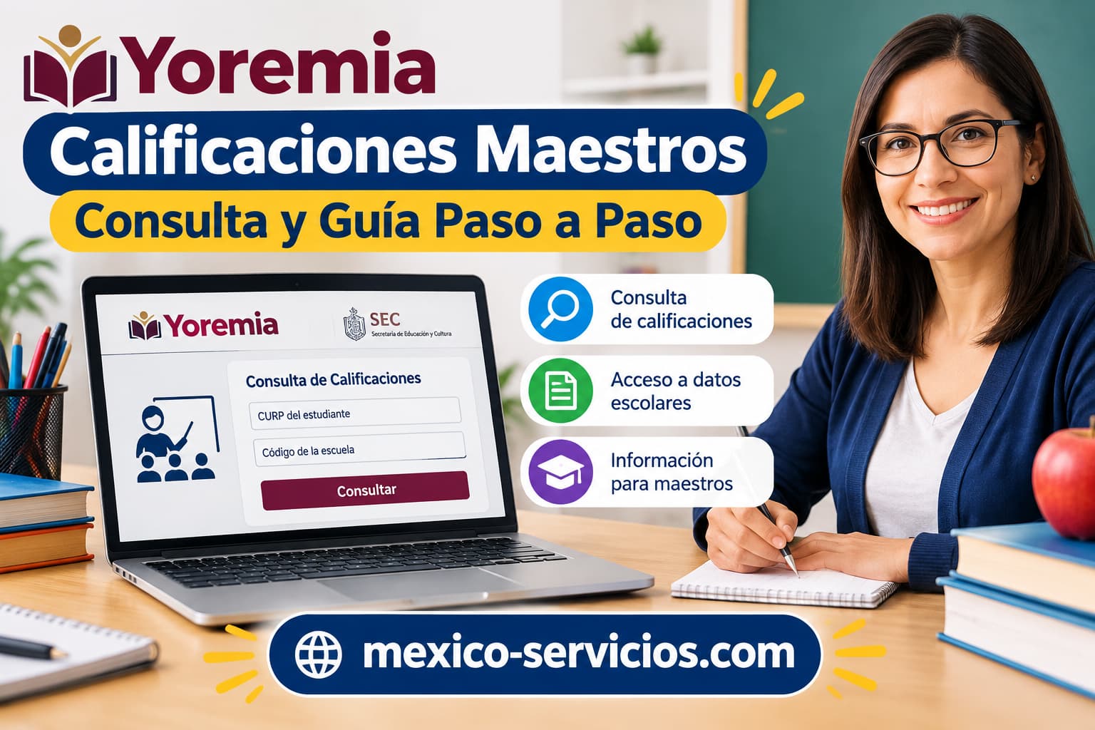 Yoremia Calificaciones Maestros Consulta y Guía Paso a Paso 2026